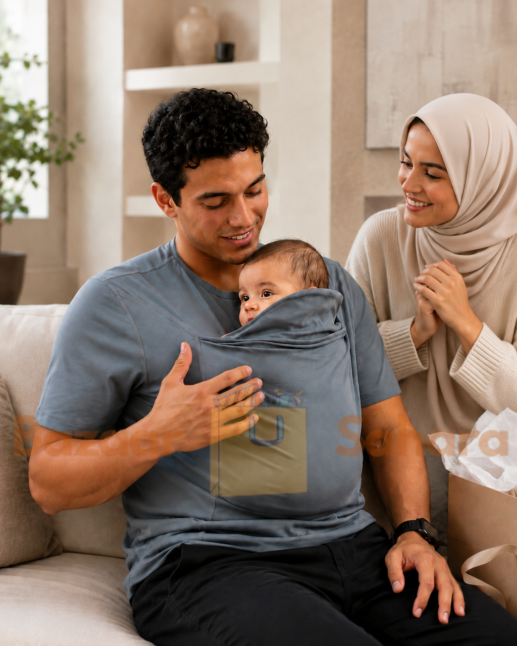 تيشورت الكنغر للأب والبيبي