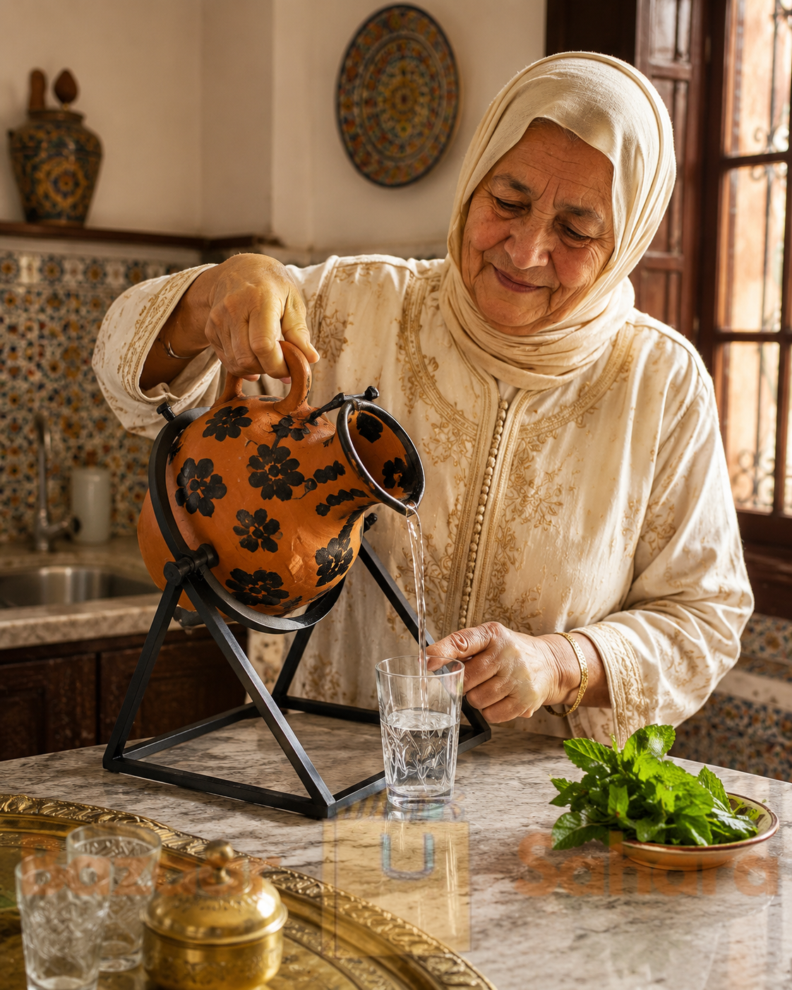 حامل جرة الماء