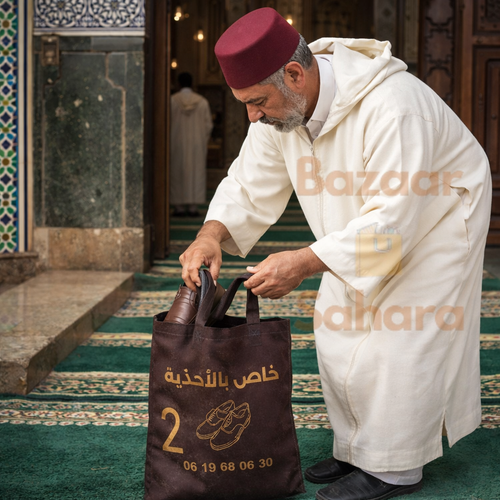 أكياس أحذية للمساجد بالارقام - صدقة جارية تنظف بيوت الله
